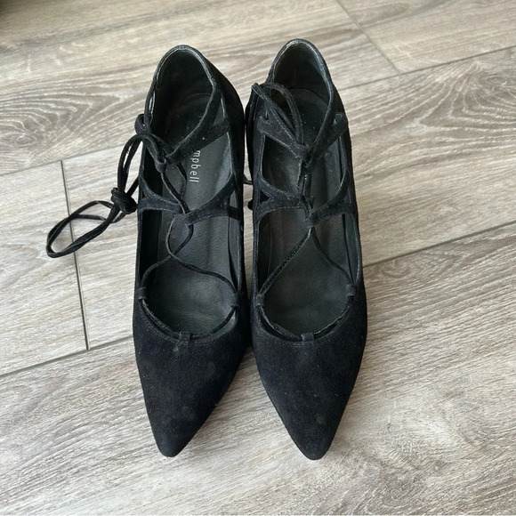 Jeffrey Campbell Brielle  Lace-Up Suede Pump - Picture 3 of 16